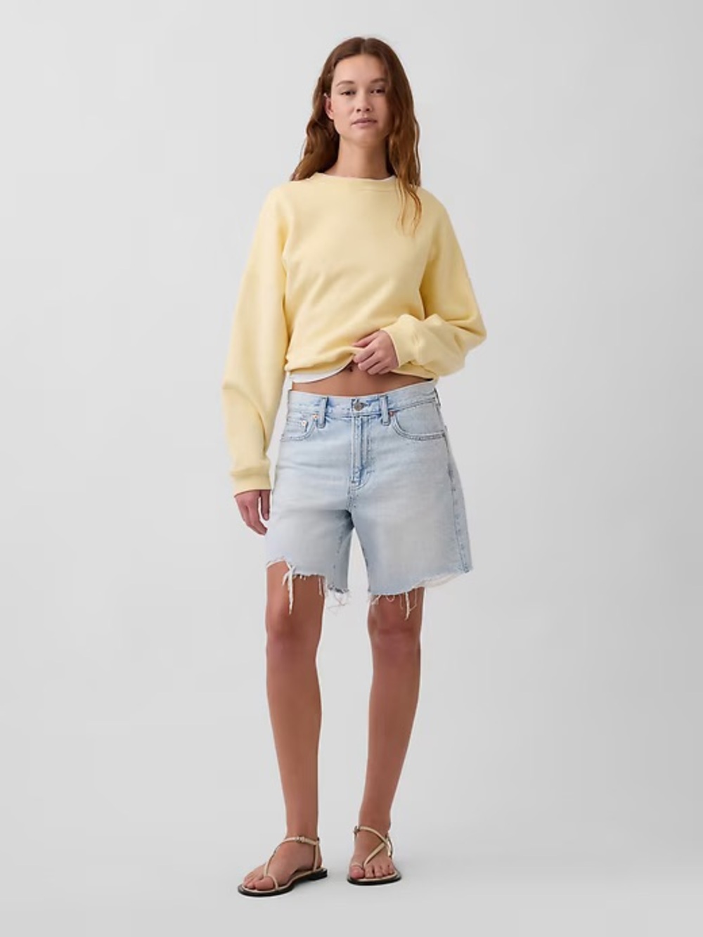 Gap Denim Bermuda Shorts - Light Wash